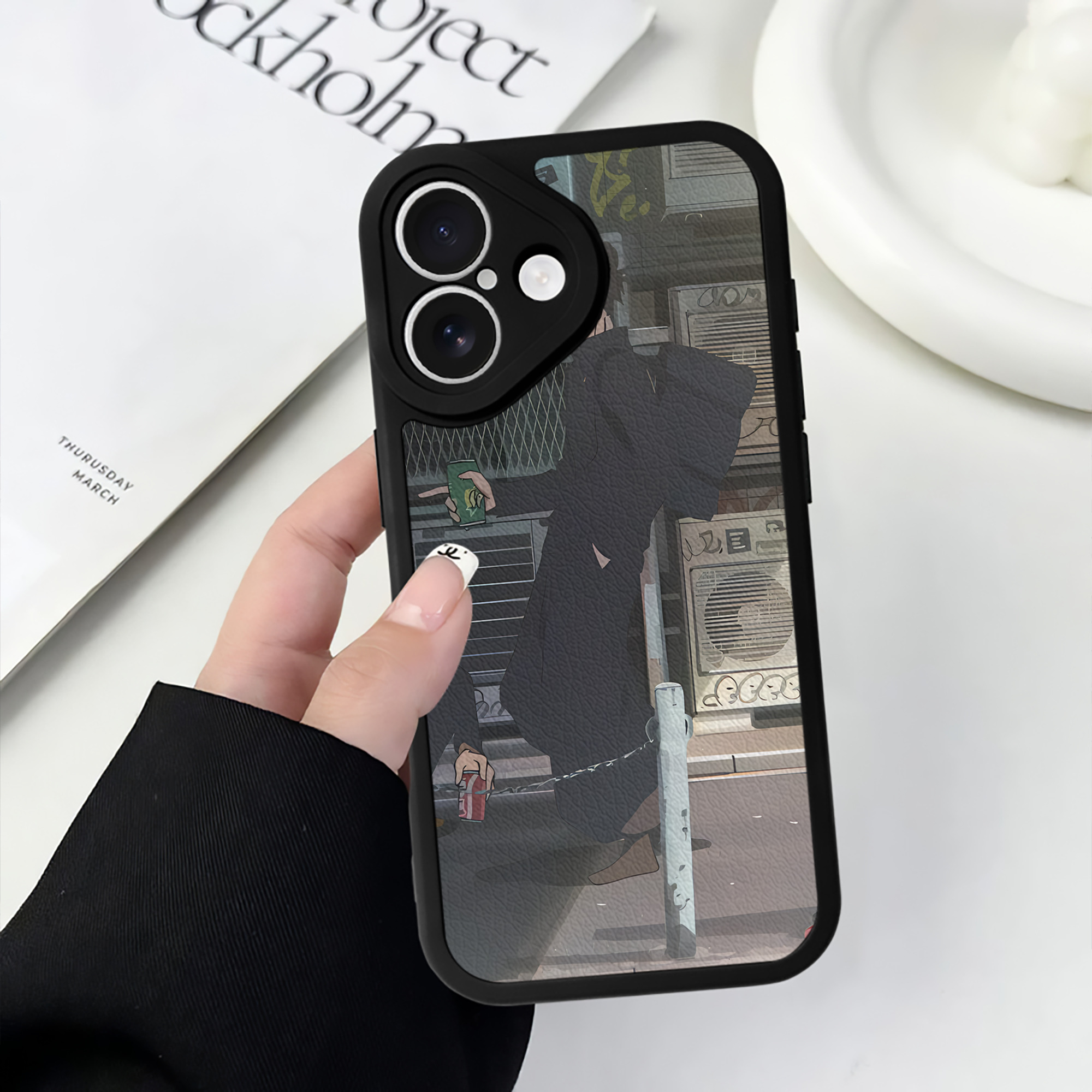 （画像用） SPY×FAMILY间谍家家酒 【iPhone 16シリーズ対応】シリコンスマホケース（レザー調） 材質：シリコン